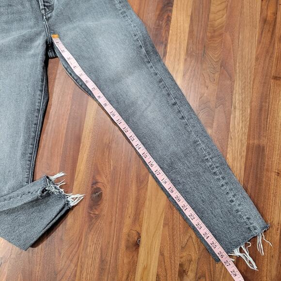 Levi's Wedgie Ankle Length Jeans Size 25 Rough Hems - Picture 10 of 11